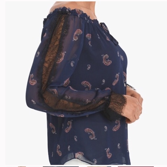 SALE!!!! ☀️WHBM peasant top NWT☀️ - Picture 5 of 5